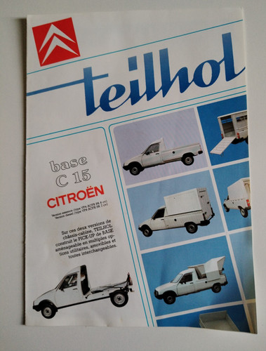Ancienne brochure teilhol - ancienne,