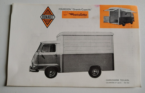 Ancienne brochure carrosserie - brochure,