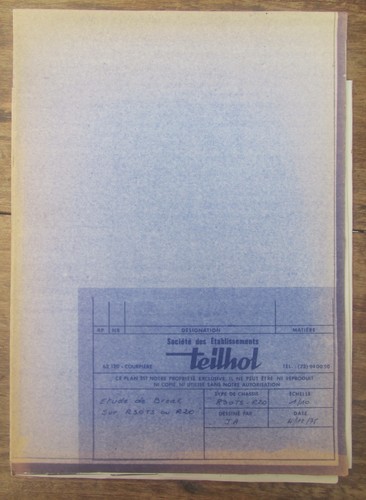 Ancien plan etude original - plan, d'etude