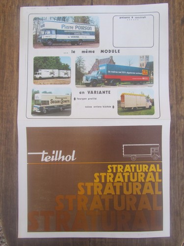 Brochure anglaise camions - brochure,