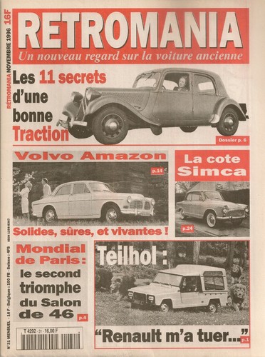Retromania citroen traction - 31,