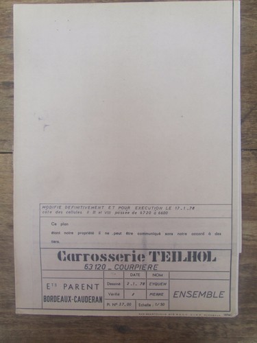 Ancien plan etude original - plan,